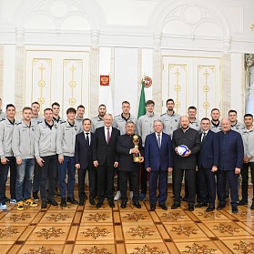 Минниханов поздравил Зенит-Казань с победой в Кубке России